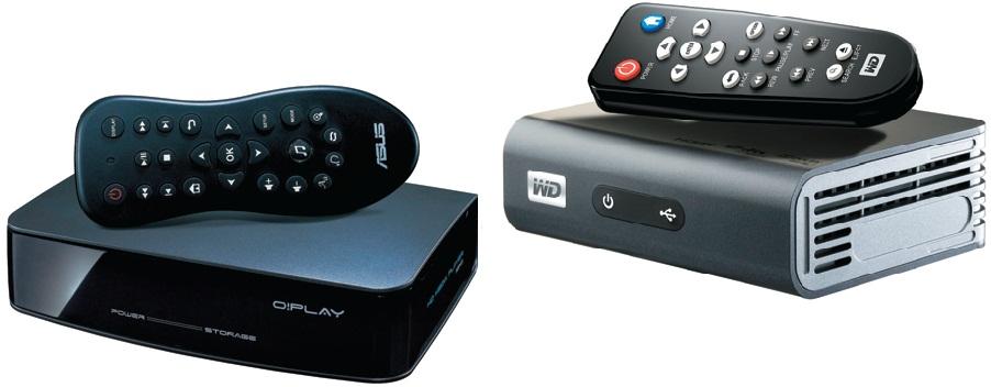 ASUS O!Play Air HDP-R3 (слева) — лучший медиаплеер в своем классе. WD TV Live при своей невысокой цене почти догнал победителя