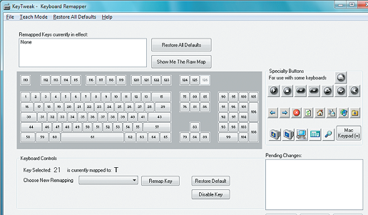 С помощью KeyTweak можно перепрограммировать клавиши или назначить для малоиспользуемых мультимедийные функции