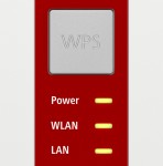 Кнопка WPS на AVM FritzWLAN 1750E
