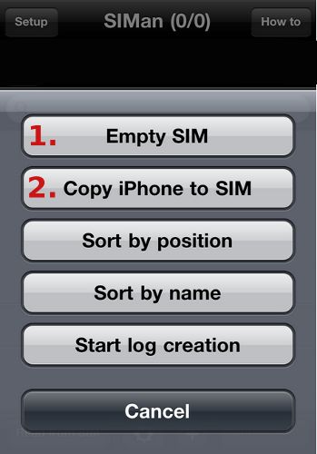 Как скопировать номера телефонов с iPhone на SIM-карту?