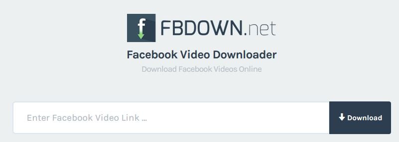 Скачайте видео с Facebook с помощью сайта fbdown.net
