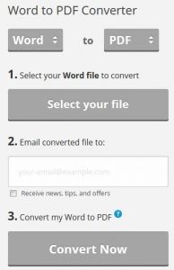 Word to PDF Converter