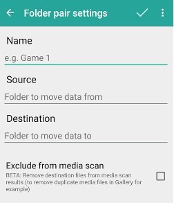 Приложение FolderMount для Android