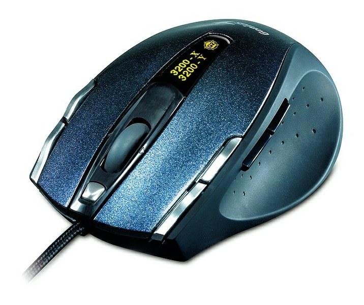 Genius ergo 555. OLED-дисплей мышки показывает текущее разрешение и активный игровой профиль