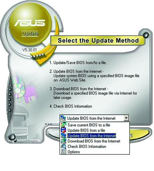 С помощью ASUS update Tool можно обновлять BIOS из операционной системы Windows