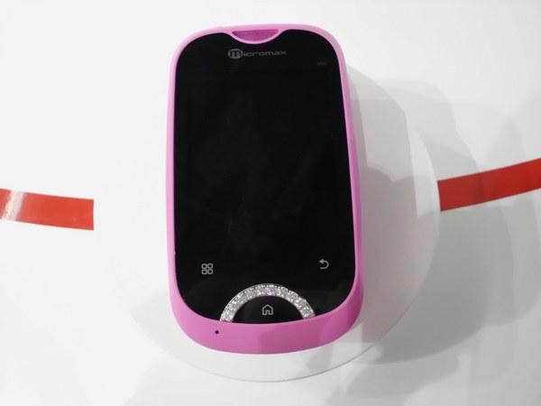 BYD WG502T: розовый Android-смартфон со стразами Swarovski