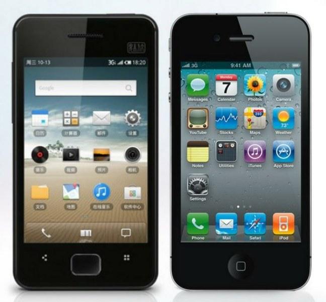 Meizu M9 и iPhone 4: найдите пять отличий 