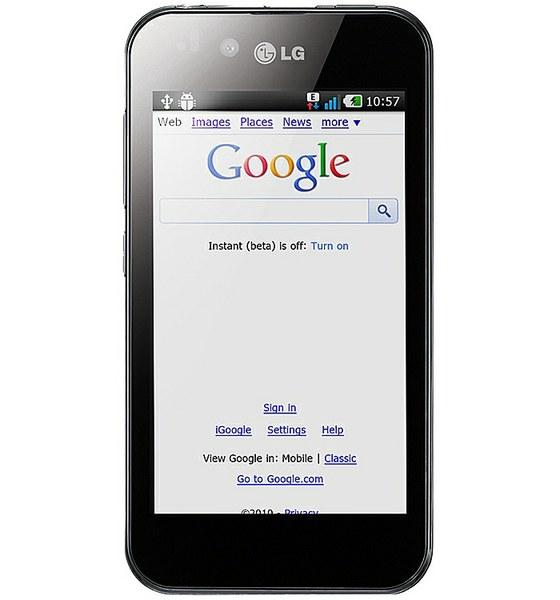 Разрешение экрана LG Swift Black — 480х800 пикселей