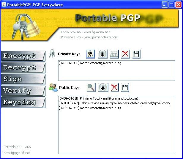 PGP Portable — это программа шифрования данных, которая незаменима для осторожных пользователей, ценящих приватность личной информации