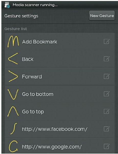 Dolphin поддерживает большое количество жестов, причем даже Multitouch