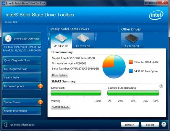 Вышла утилита Intel SSD Toolbox 3.0 - улучшенный интерфейс и новые функции