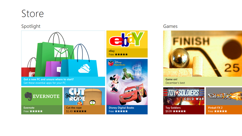 Онлайн-магазин Windows Store будет оформлен в Metro-стиле
