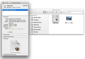 Вложенный ZIP-файл, содержащий фото в формате JPG и вредоносное приложение для Mac OS X