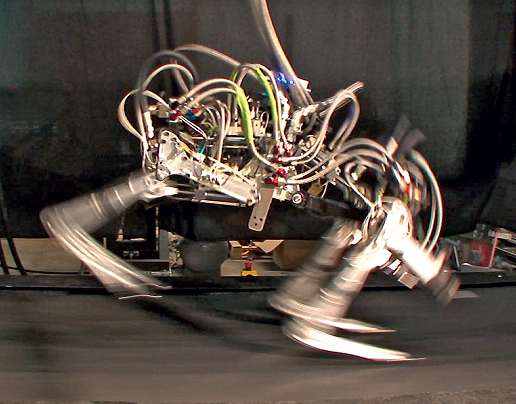 Робот Cheetah (от англ. «гепард») производства компании Boston Dynamics оснащен движителем, созданным по образцу ног гепарда. Во время бега этот самый быстрый на сегодняшний день робот достигает максимальной скорости примерно в 30 км/ч.