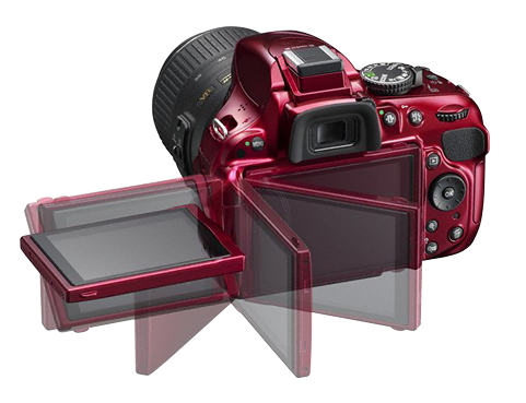 Зеркальная фотокамера Nikon D5200 обладает поворотным дисплеем