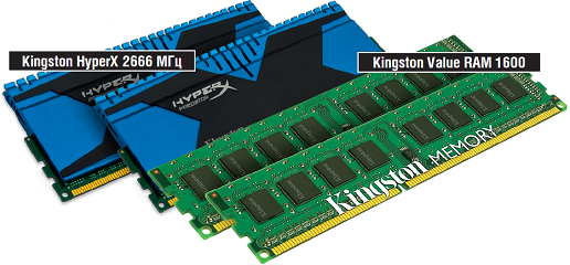 Модуль оперативной памяти DDR3-RAM объемом 8 Гбайт стоит в среднем от 1700 до 8000 рублей (от 350 до 1400 гривен) — Kingston Value RAM 1600 и Kingston HyperX 2666 МГц соответственно.