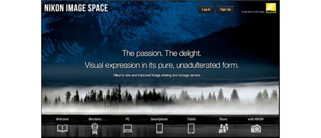 Nikon Image Space -новый Интернет-сервис для работы с фотографиями. Будет запущет 28 января