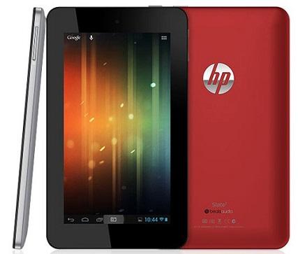 HP представляет свой первый Андроид-планшет Slate 7