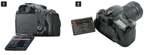 Поворотно-откидной дисплей существенно облегчает съемку в затрудненных условиях, однако им оснащены всего шесть фотокамер в нашем тесте. Наиболее удобными оказались Sony Alpha 57 (1) и Canon EOS 60D (2).
