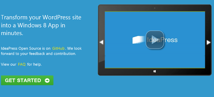Microsoft Запускает сервис Ideapress, который способен превращать блоги в приложения для Windows 8