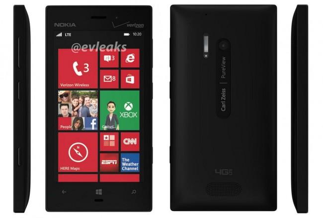 Nokia Lumia 928 - должен стать новым флагманом финской компании. Источник - @evleaks