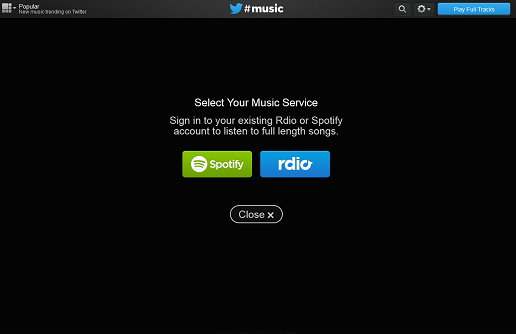 Twitter запустил музыкальный сервис Twitter#music