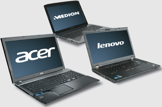 Lenovo самостоятельно разрабатывает свои компьютеры и производит их на собственных заводах. Кроме того, концерн привлекает контрактных производителей. По имеющейся информации, одним из них является вышедшая из состава Acer фирма Wistron, которая держит в секрете информацию о своих заказчиках. Хотя ноутбуки ThinkPad, скорее всего, производятся на тех же заводах, что и устройтва Medion (с 2011 принадлежит Lenovo) и Acer, они демонстрируют более высокое качество сборки.
