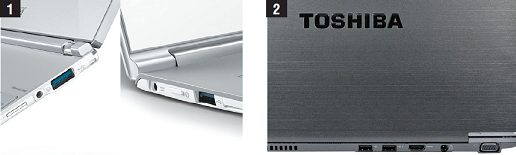 Разъемы и интерфейсы. Наибольшим количеством разъемов оснащены Acer Aspire S7 (1) и Toshiba Portege Z930 (2). Оба лэптопа имеют по два обычных разъема USB 2.0 и одному скоростному USB 3.0, одному порту HDMI, а также карт-ридеры, поддерживающие носители SD/MMC.