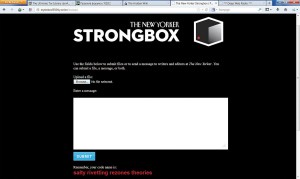 StrongBox позволяет информаторам анонимно передавать сведения американскому журналу The New Yorker