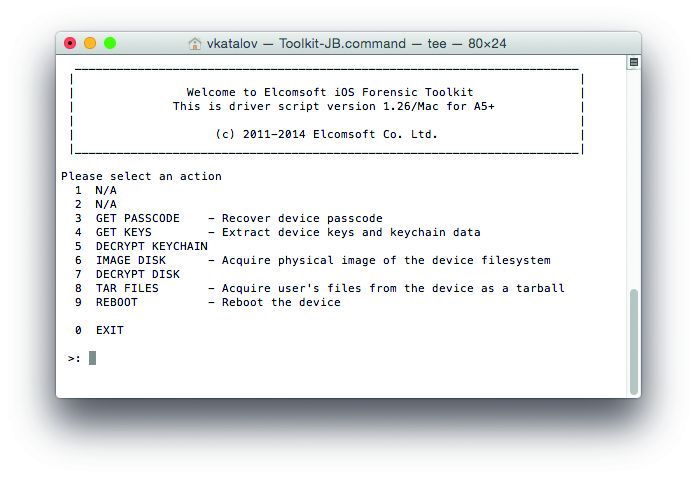 Коды доступа к iOS. Дорогие программы, такие как Forensic Toolkit от Elcomsoft, могут взломать защиту iPhones методом полного перебора 