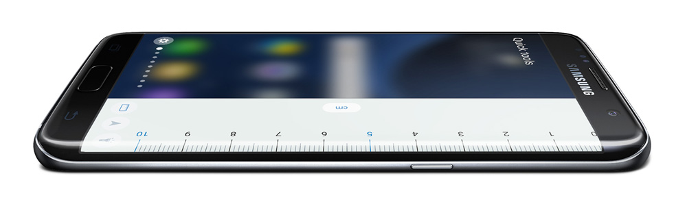 Samsung Galaxy S7 Edge: Программы и мини-приложения типа «Линейка» запускаются очень быстро.