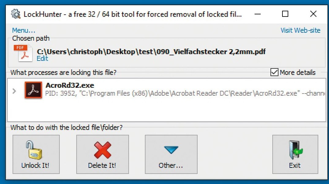 Удаление «неудаляемых». файлов Иногда файлы нельзя стереть, поскольку они еще заблокированы. С этим решительно справится LockHunter