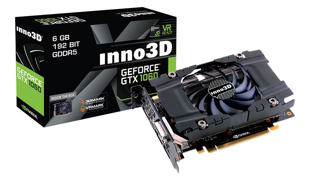 inno3D GeForce GTX 1060 6GB Compact X1 6 Гбайт GDDR5