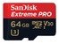 SanDisk microSDXC Extreme Pro 64GB  (SDSQXXG-064G-GN6MA)