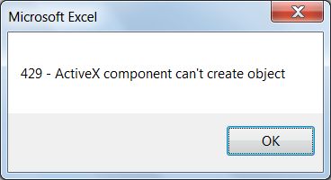 Исправление ошибок ActiveX. Часто причины ошибок ActiveX выявляются в коде Visual Basic.