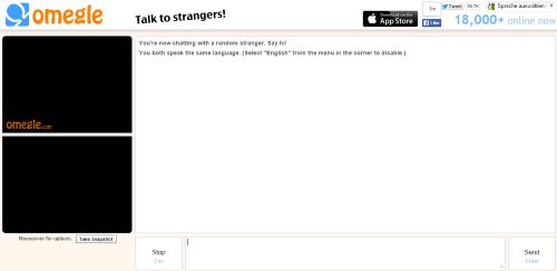 Chat rulet omegle
