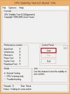 CPU Stability Test