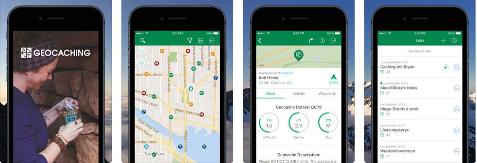 Groundspeak Geochaching для iOS и Android
