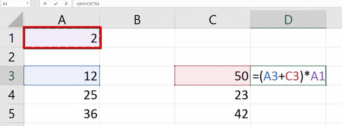 Как в Excel использовать абсолютную ссылку
