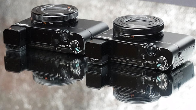 Sony Cyber-shot DSC-RX100: отличий почти не найти — с обозначением V (слева) и обозначением VI (справа)