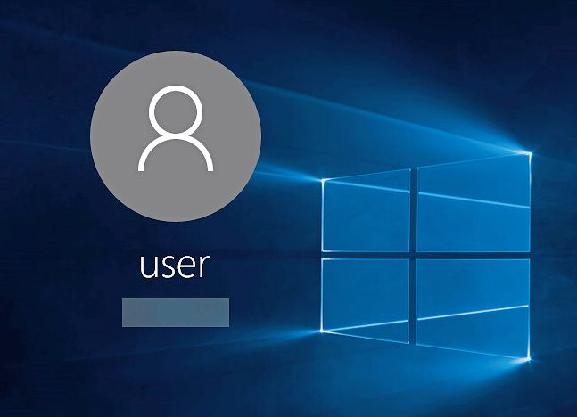 Для автоматического восстановления при загрузке Windows 10 для входа в систему требуется пользовательская учетная запись