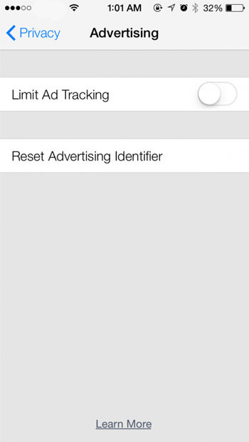 iphone_Ad Tracking
