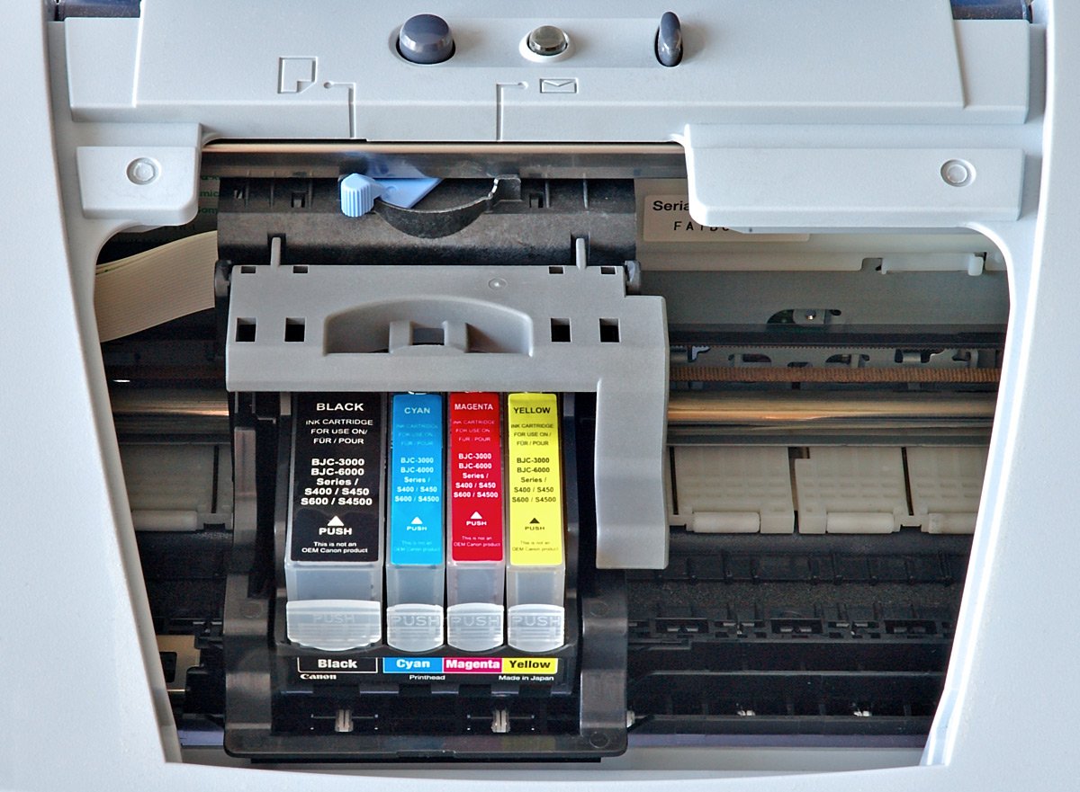 как работает струйный принтер