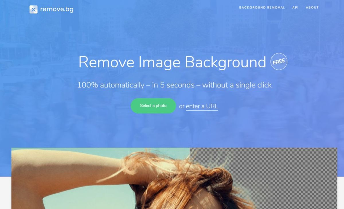 Убрать фон с фото remove bg