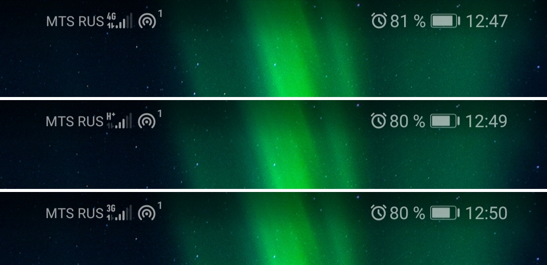 3G, 4G, H, H+, E: что означают эти значки на экране смартфона?