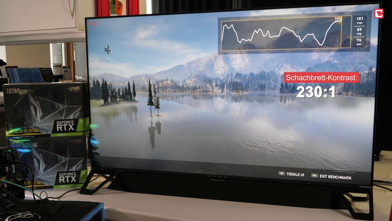 Тест игрового монитора HP Omen X Emperium 65: огромный экран с Nvidia-Shield