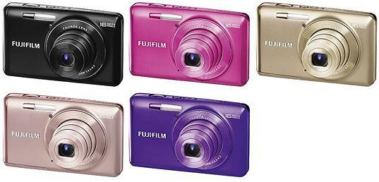 Недорогие компактные фотокамеры Fujifilm FinePix JX на CES 2012