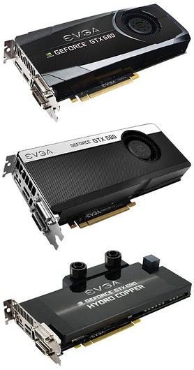 Вариации EVGA на тему GeForce GTX 680