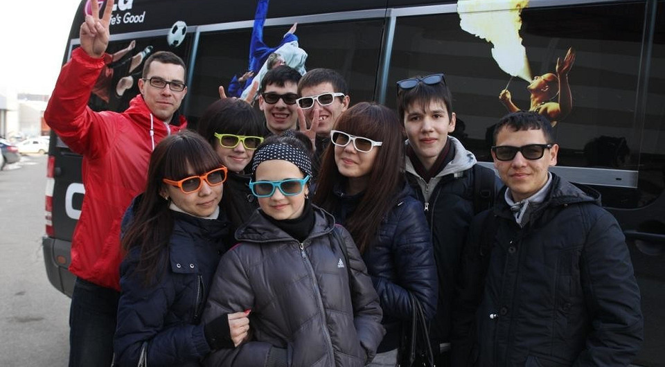 Автобус LG Cinema посетил 8 российских городов