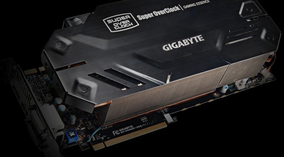 Gigabyte оснащает SOC-версию GeForce GTX 680 трехслотовым кулером с пятью вентиляторами